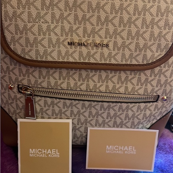 New Michael Kors backpack and matching wallet. - Picture 1 of 4